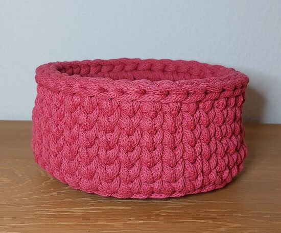 Häkelkorb ⌀16,5cm Strickmuster