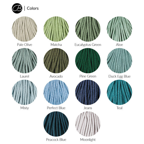 Bobbiny Jumbo Soft Kordel 8mm